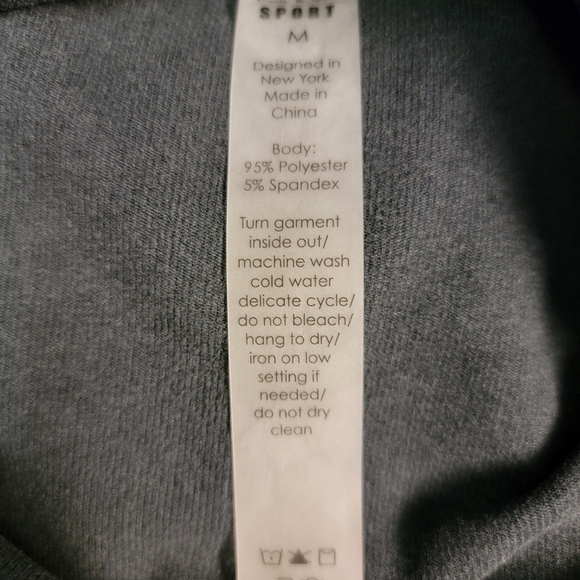 Nicole Miller Black Zip Up Hoodie With Two Front Pockets Size M - Picture 7 of 7